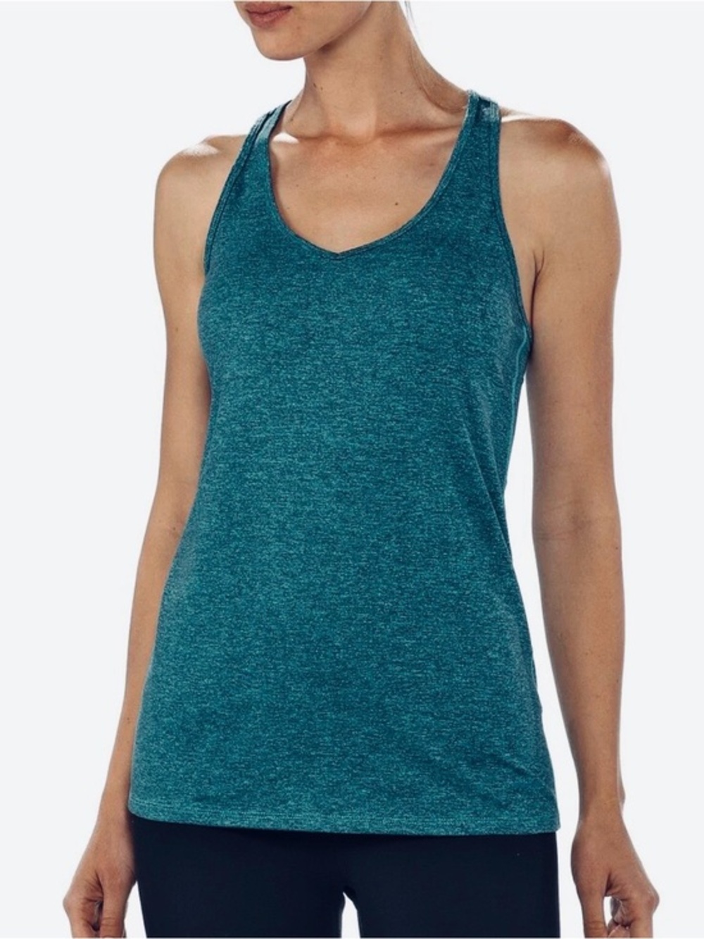 Patagonia Fleur Tank Heathered Teal XS